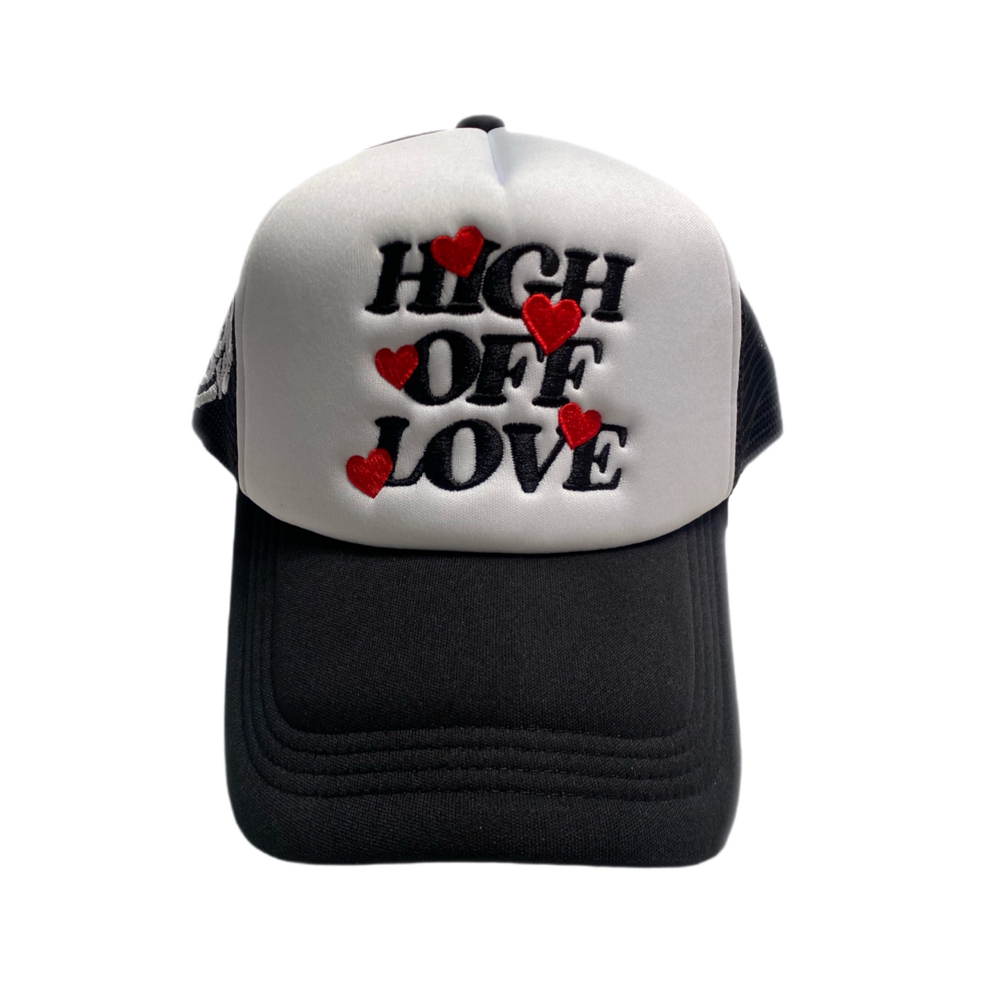 "High off Love" Trucker hat- Black